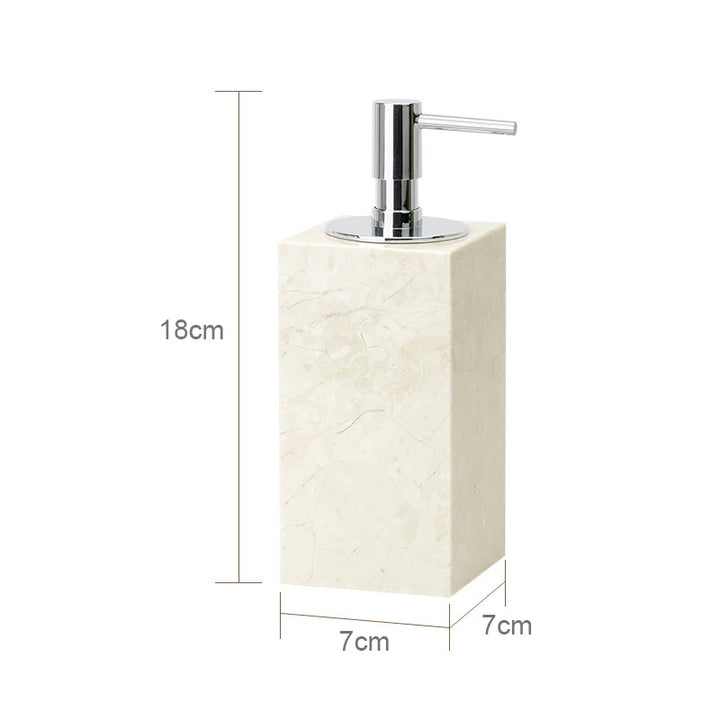 Crema Nuova Marble Bathroom Accessories Set