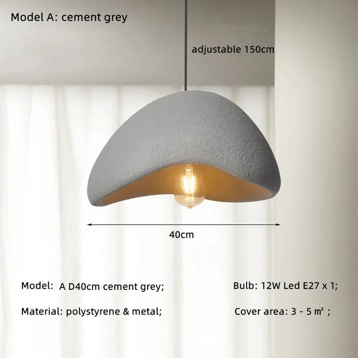 Nordic Wabi Sabi LED Pendant Light – Dining & Bar Lamp