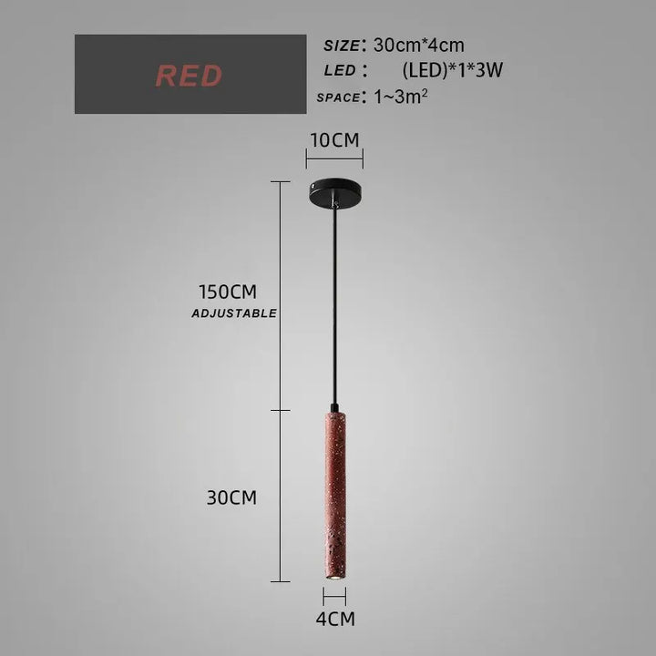 Industrial Waterstone LED Pendant Light – Modern Dining & Kitchen Lamp