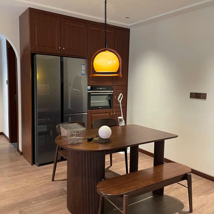 Medieval Glass Pendant Light – Adjustable Indoor Chandelier