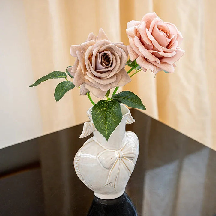 Retro Ceramic Vase for Dried Flowers and Pampas Grass