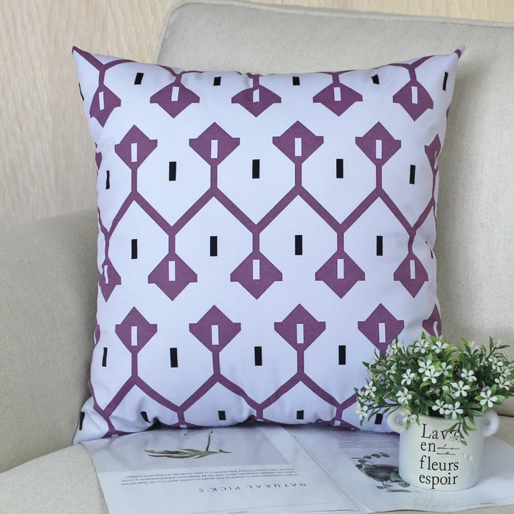 Waterproof Geometric Outdoor Pillow Cover