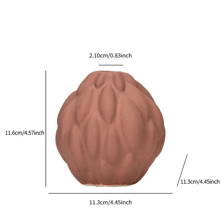 Morandi Ceramic Bud Vase – Modern Tabletop Floral Decor