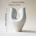 Double Mouth Ceramic Vase – Nordic Retro Home Decor