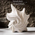 Ceramic Conch Vase – Modern Minimalist Home Decor