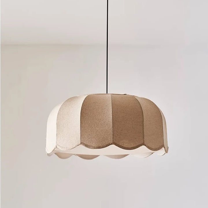 Wabi Sabi Linen Pendant Light – Nordic Minimalist Chandelier