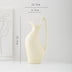 Single Ear Porcelain Vase – Modern Boho Centerpiece