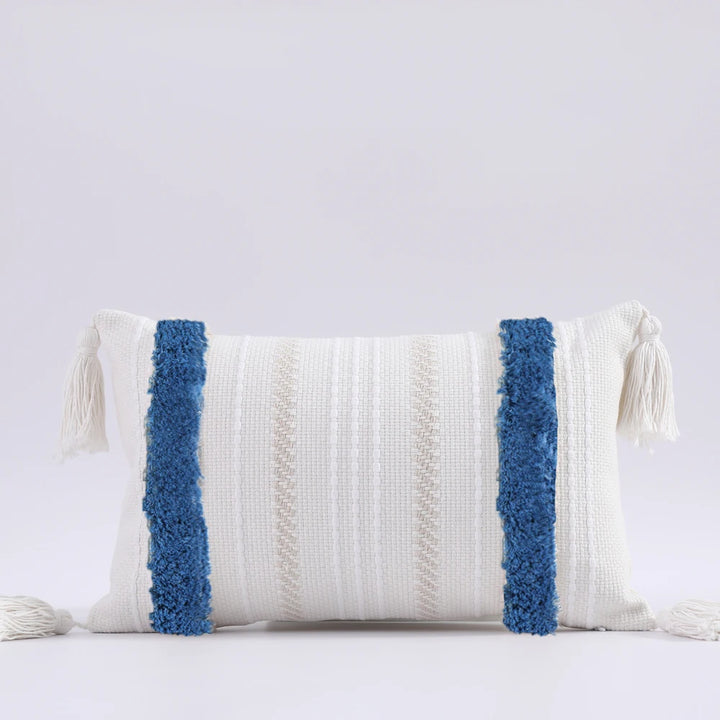 Boho Chenille Tufted Cushion Cover – Luxury with Tassels