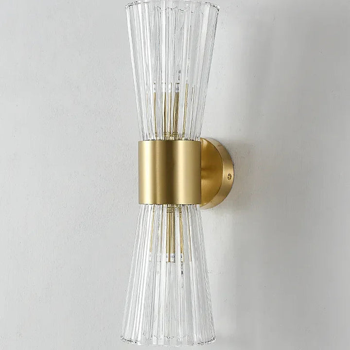 Modern Crystal Wall Lamp – Golden Electroplated Sconce