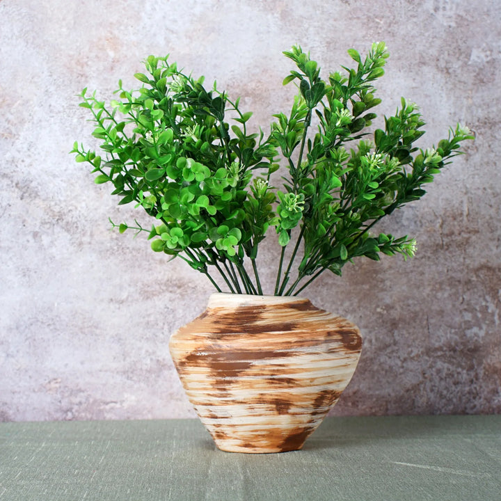 Rustic Ceramic Vase – Textured Pottery for Home Décor