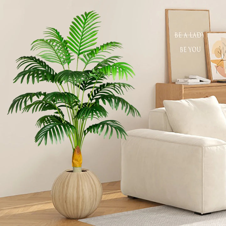 120cm Artificial Palm Tree – Large Tropical Coconut Plant Decor
