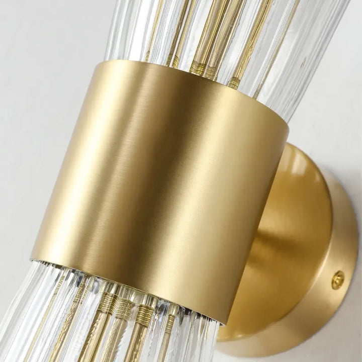 Modern Crystal Wall Lamp – Golden Electroplated Sconce