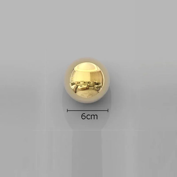 Golden and Silver Ball Wall Hanging Set – Modern Decor