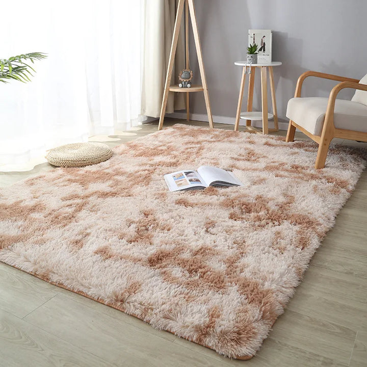 Long Plush Modern Soft Rug for Living Room