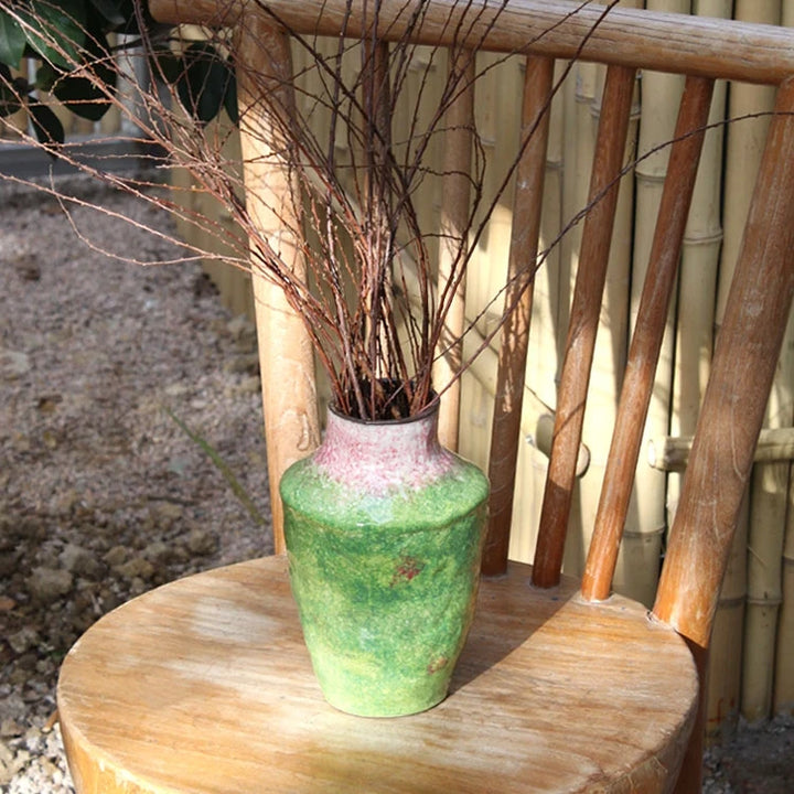 Impressionism Ceramic Vase – Abstract Modern Centerpiece