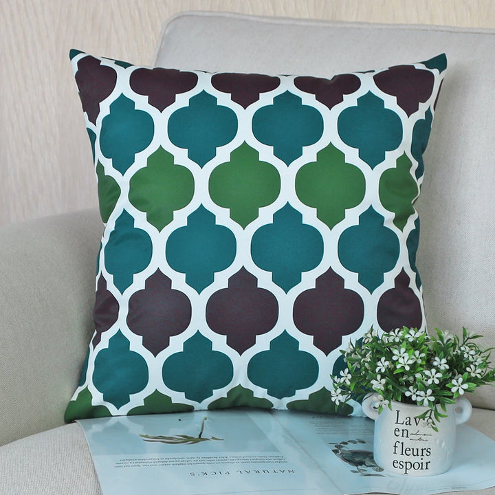 Waterproof Geometric Outdoor Pillow Cover