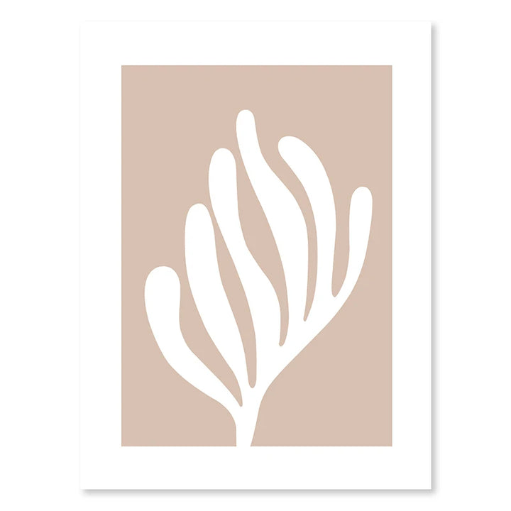 Matisse Beige Abstract Canvas – Boho Line Arches Wall Art