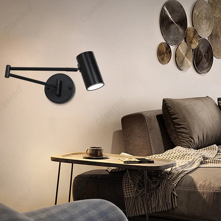 Modern Folding LED Wall Lamp – Adjustable Reading Light
