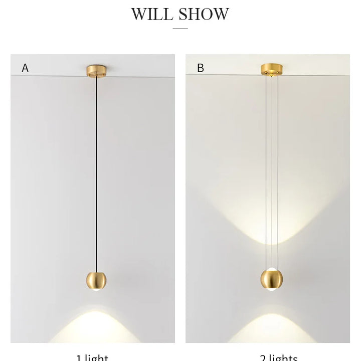 Modern Gold Pendant Lamp – Nordic Egg-Shaped LED Light