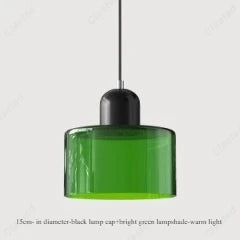 Modern Glass LED Pendant Light – E27 Cream Style Chandelier for Living Room, Bedroom & Dining