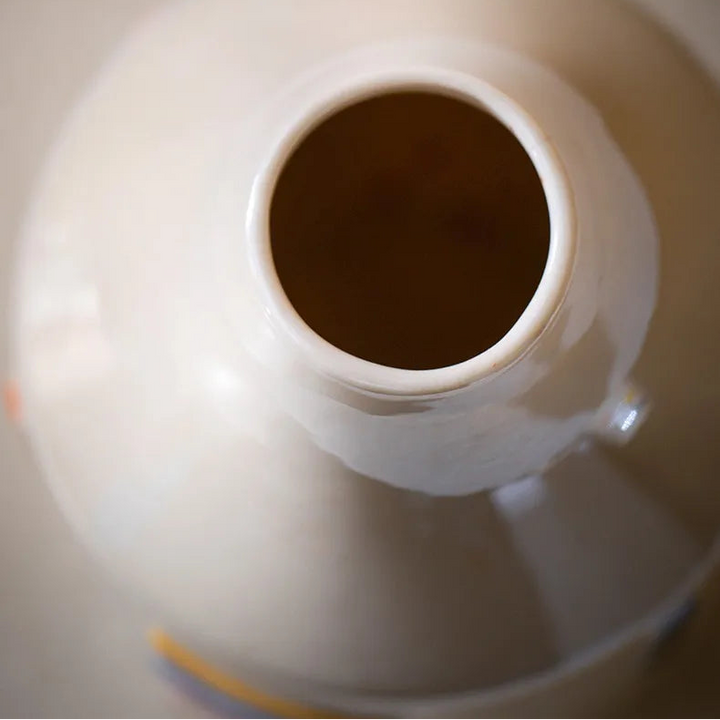 Colorful Ceramic Dopamine Vase – Modern Table Decor