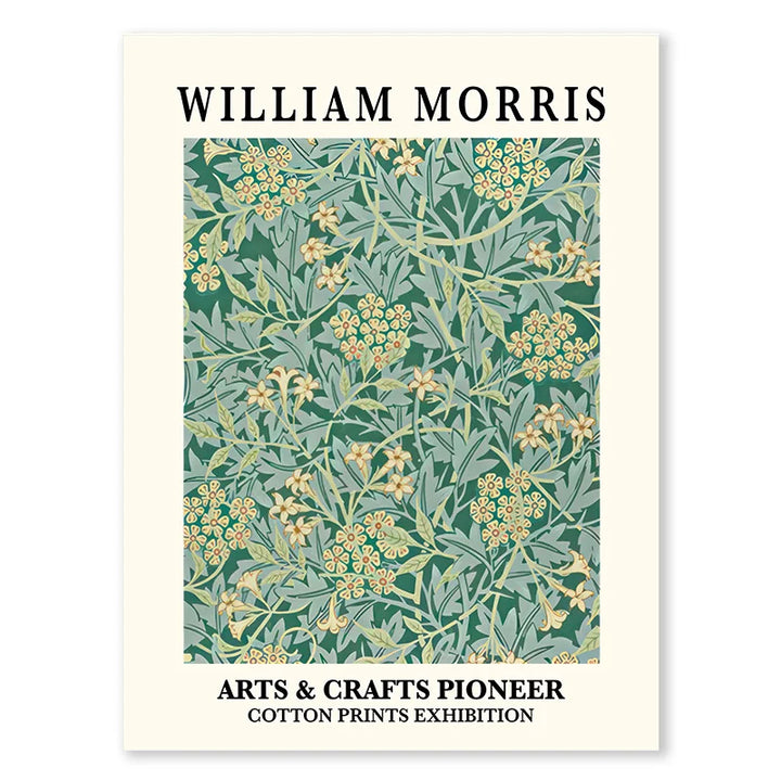 Green Abstract Bauhaus Canvas Poster for Wall Decor