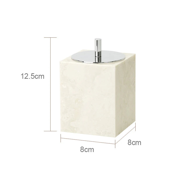 Crema Nuova Marble Bathroom Accessories Set