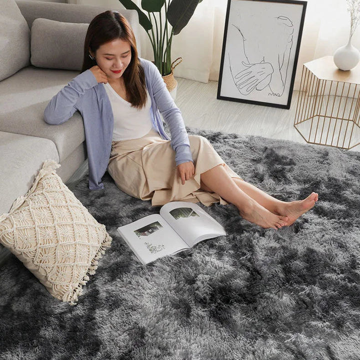 Long Plush Modern Soft Rug for Living Room