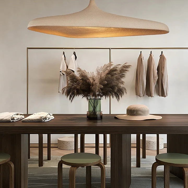 Wabi Sabi Brown Pendant Light – Japanese Minimalist LED Lamp