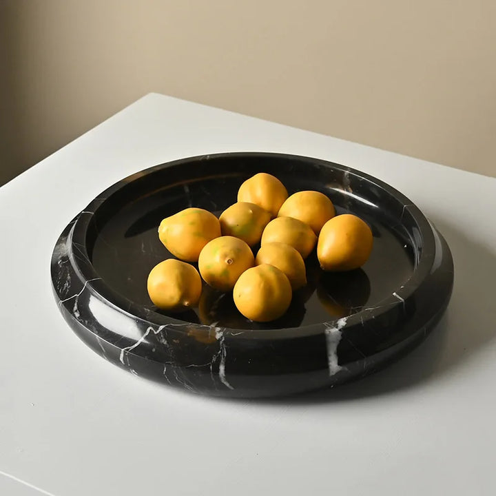 Natural Marble Decorative Tray – Coffee Table Accent