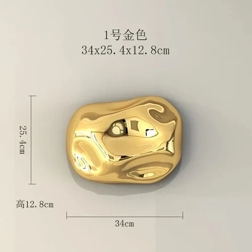 Stereoscopic Stone Wall Hanging – Modern 3D Decor