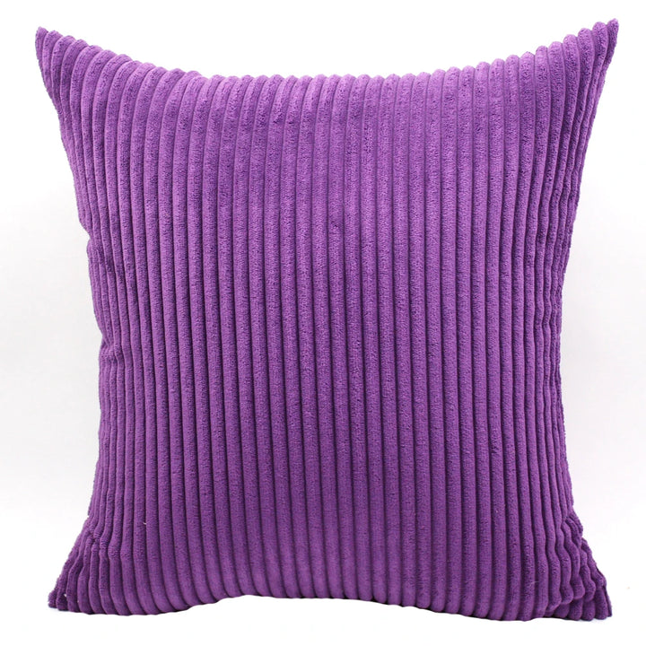 Large Soft Corduroy Cushion Cover – Nordic Striped Pillowcase
