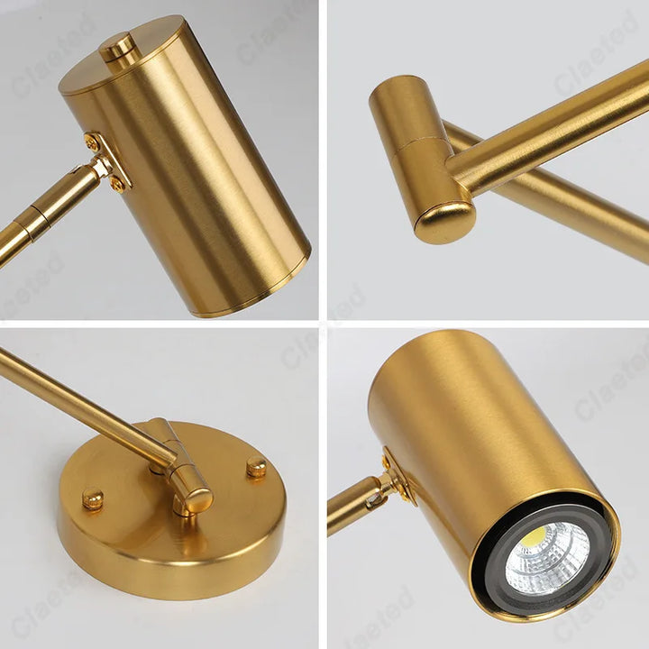 Modern Folding LED Wall Lamp – Adjustable Reading Light