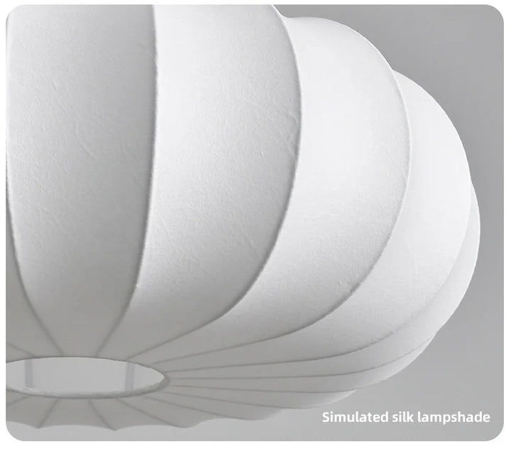 Wabi Sabi Silk LED Pendant Light – Japanese Style Lamp