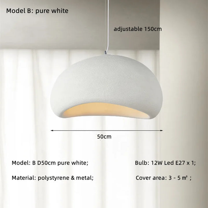 Nordic Wabi Sabi LED Pendant Light – Dining & Bar Lamp