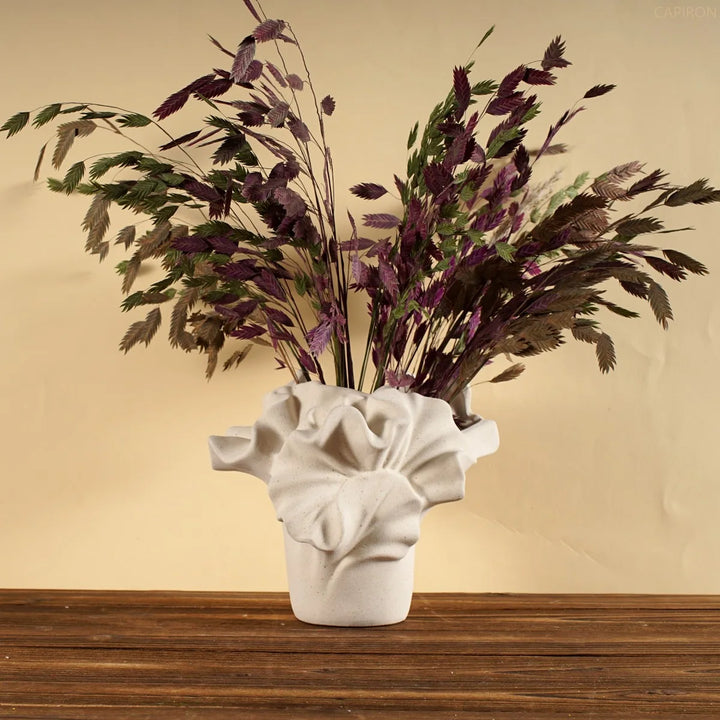 Minimalist Boho Porcelain Flower Vase for Modern Home Decor