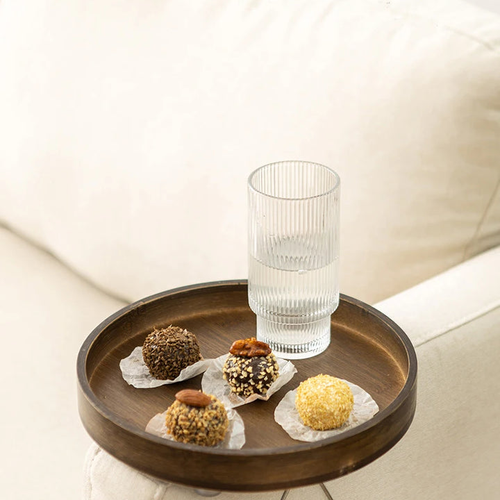 Bamboo Dried Fruit Tray – Small Mobile Tea & Coffee Table