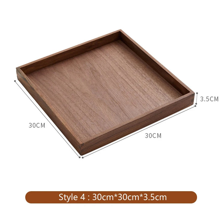 Solid Wood Organizer Box – Desk & Coffee Table Storage Tray