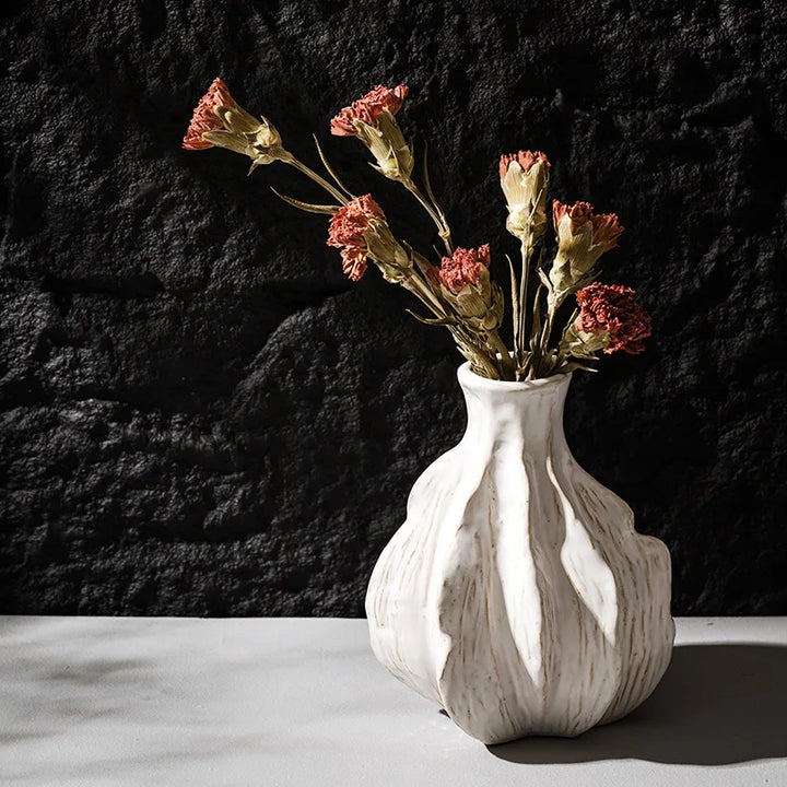 Vintage Ceramic Ikebana Vase – Retro Floral Centerpiece