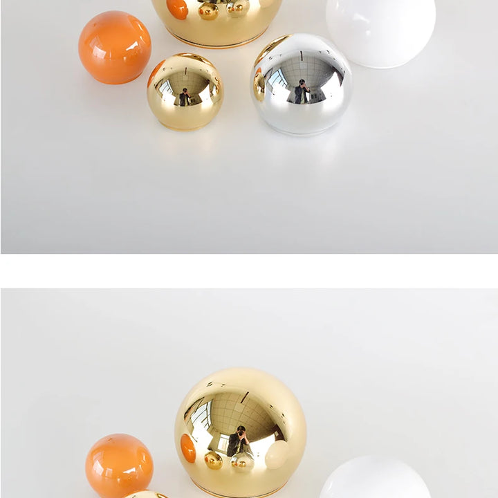 Minimalist Decorative Ball Wall Hanging – Modern Aesthetic Room Ornament