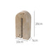 Retro Travertine Bookends – Natural Stone Book Holder