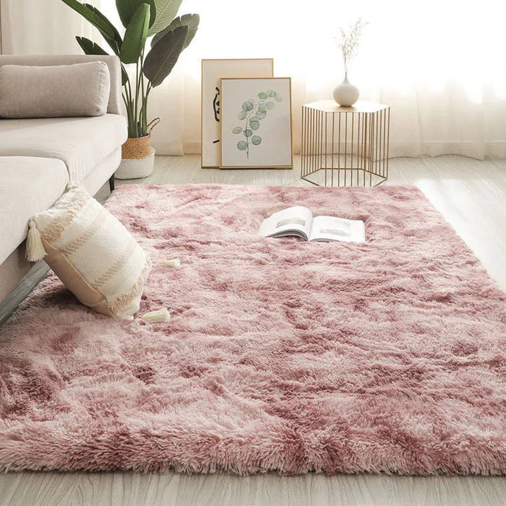 Long Plush Modern Soft Rug for Living Room
