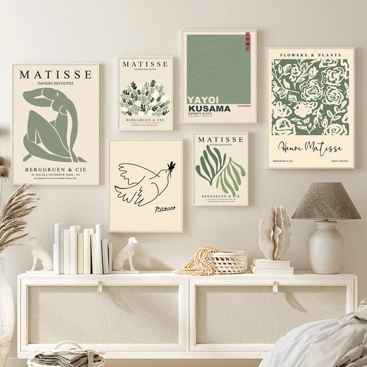 Matisse Picasso Canvas Print – Flower Market Wall Art