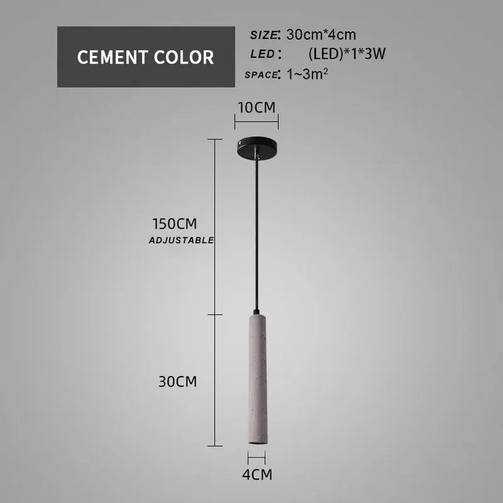 Industrial Waterstone LED Pendant Light – Modern Dining & Kitchen Lamp