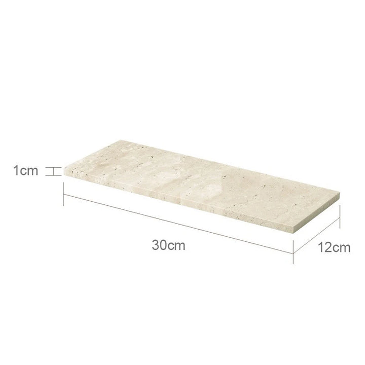 Beige Travertine Marble Bathroom Set – Luxury 9-Piece Natural Stone Accessories
