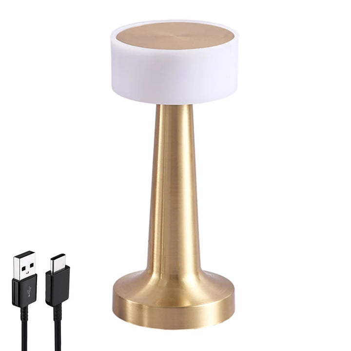 Rechargeable LED Touch Table Lamp – Cordless Bedside & Desk Light for Bedroom, Restaurant & Bar Decor