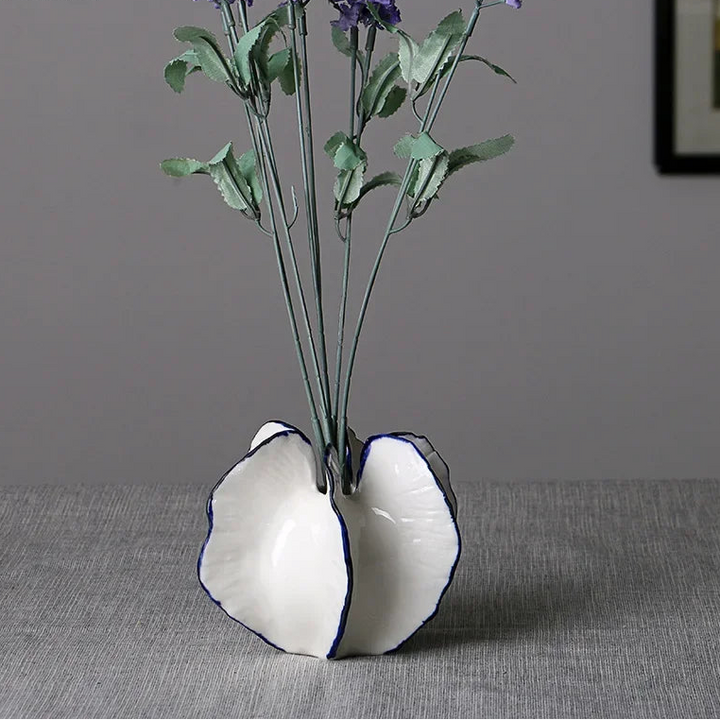 Star Fruit Ceramic Vase – Modern Decor for Living Room