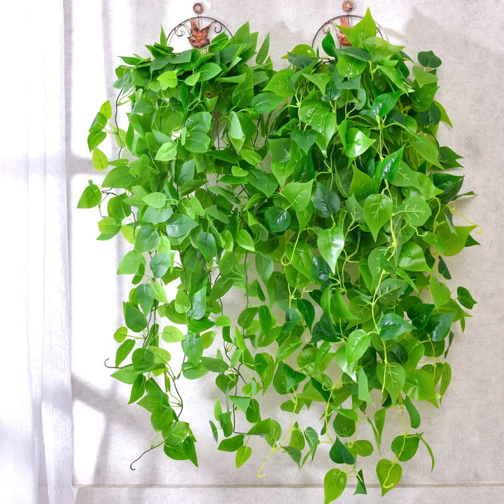 105cm Artificial Ivy Vine – 5 Forks Green Hanging Plant