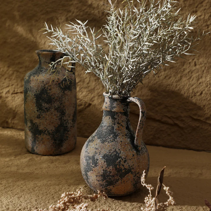 Earthenware Ceramic Vase – Nordic Wabi Sabi Decor