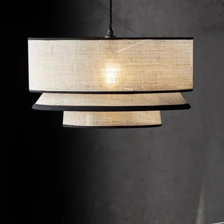 Nordic Wabi Sabi Pendant Lamp – LED Bar Droplight
